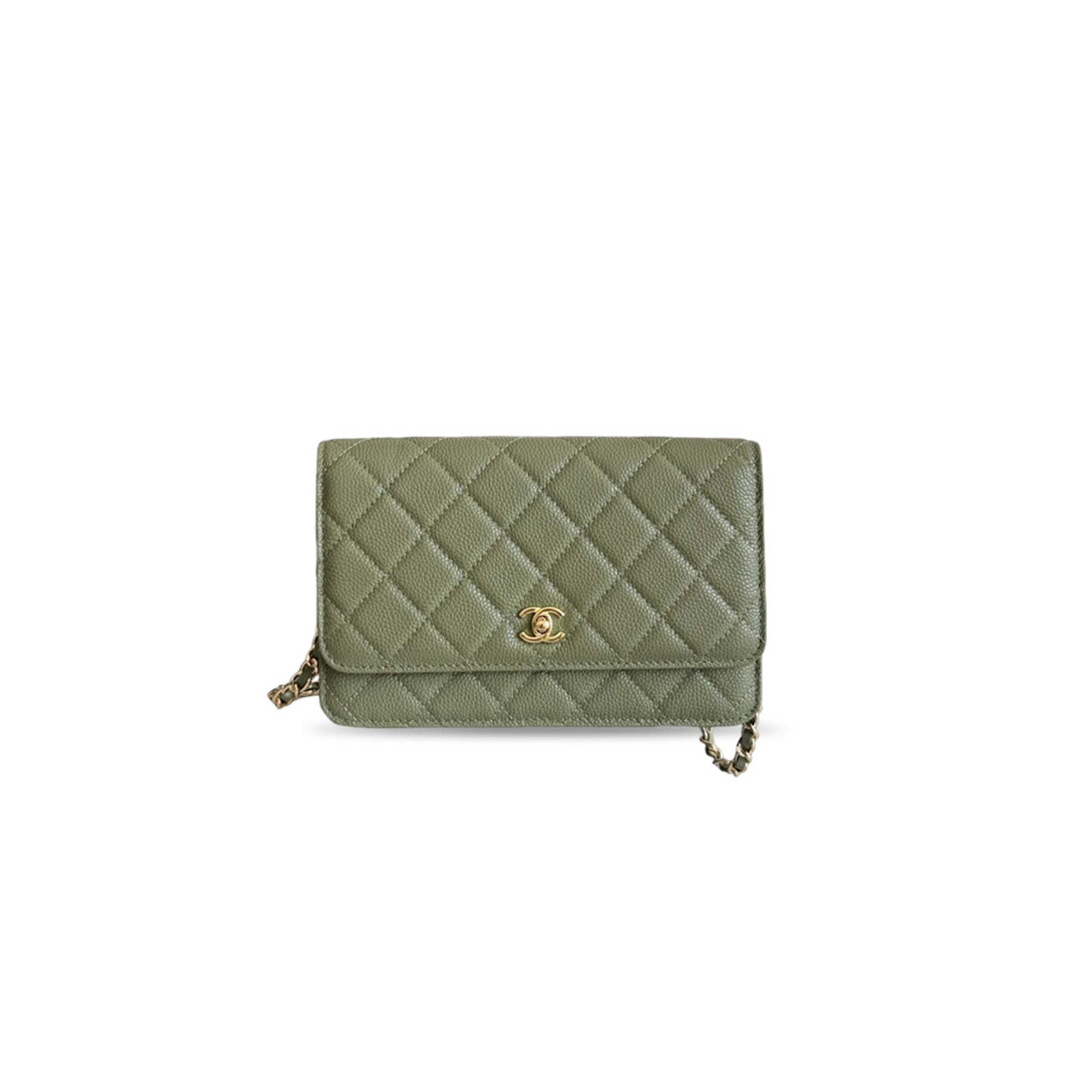 CHANEL CAVIAR QUILTED WALLET ON CHAIN WOC AP4241 (19*12*3cm)